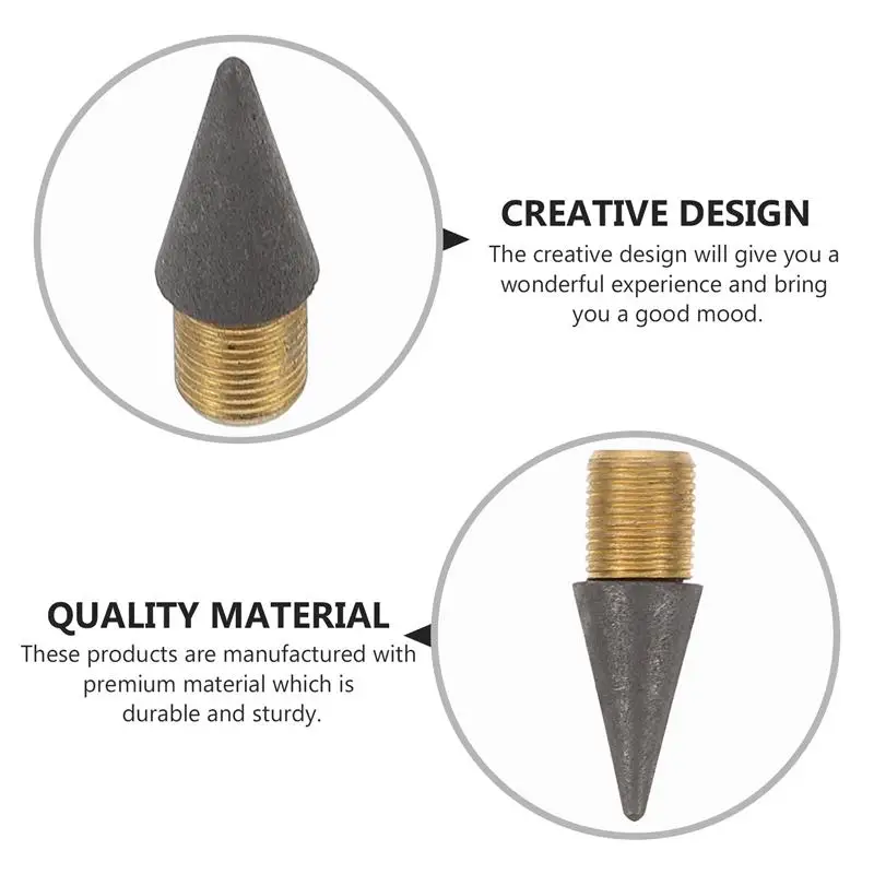10 шт. долговечный карандаш со сменной головкой без чернил перо бесконечный Типсы