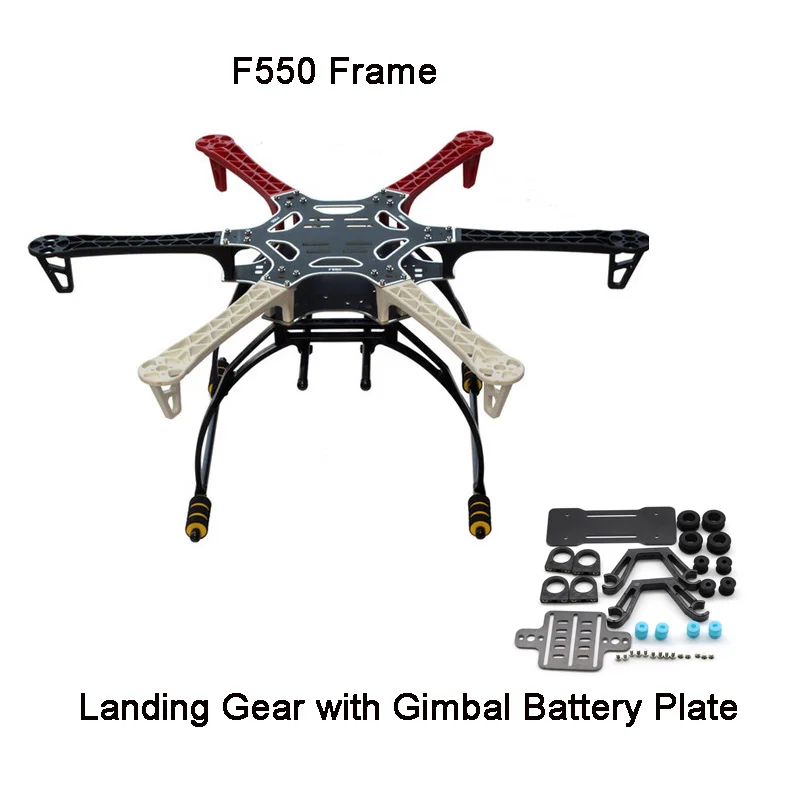 F550 рама Arm Hexacopter печатная плата посадочная Шестерня Gimbal Защитная батарея