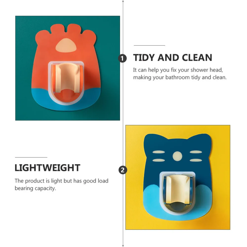 

2Pcs Bathroom Brackets Punching Paste Holders