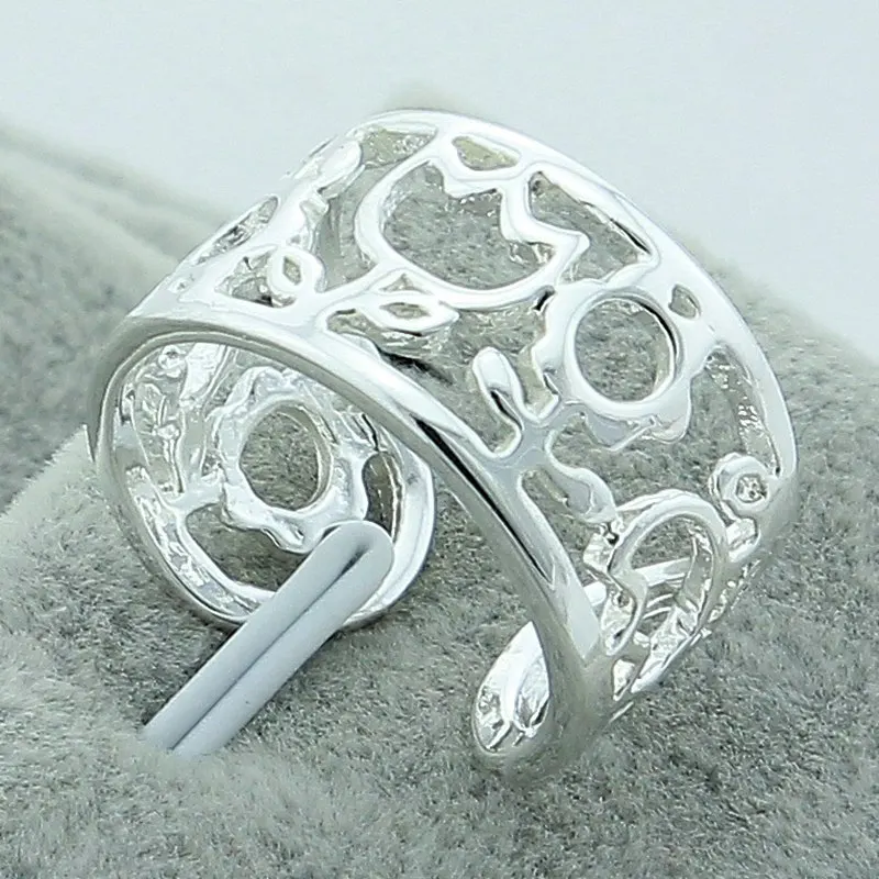 New 100% Silver 925 Jewelry Simple Fashion Heart Animal Dragon Cat Finger Rings for Women Men | Украшения и аксессуары