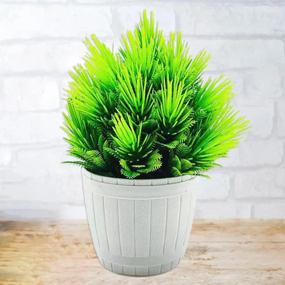 Искусственная сосна бонсай без полива пластиковая фигурка ландшафтного