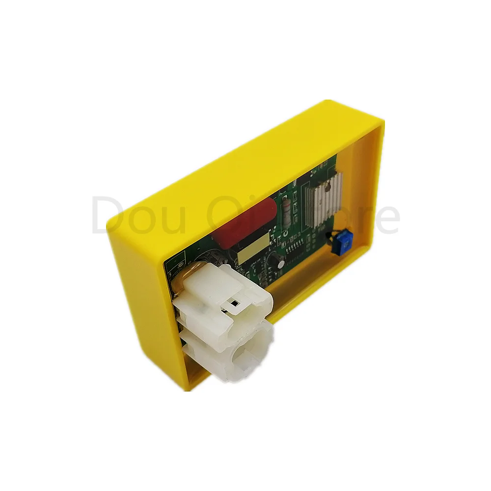 Мотоцикл прозрачный желтый DC CDI зажигания коробка с регулируемым сроков подходит