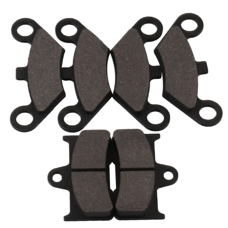 ATV передние 4 шт. + задние 2 полуметаллические неасбестовые тормозные колодки для