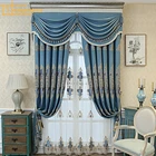 Затеняющие шторы на окна с вышивкой в стиле Пномпень для гостиной, современные классические шторы для спальни, кухни, отеля