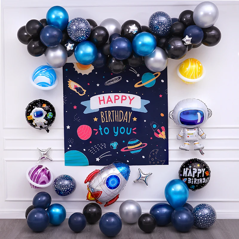 Вечеринка на день рождения звезды тема блуждающая земля Космос космонавты