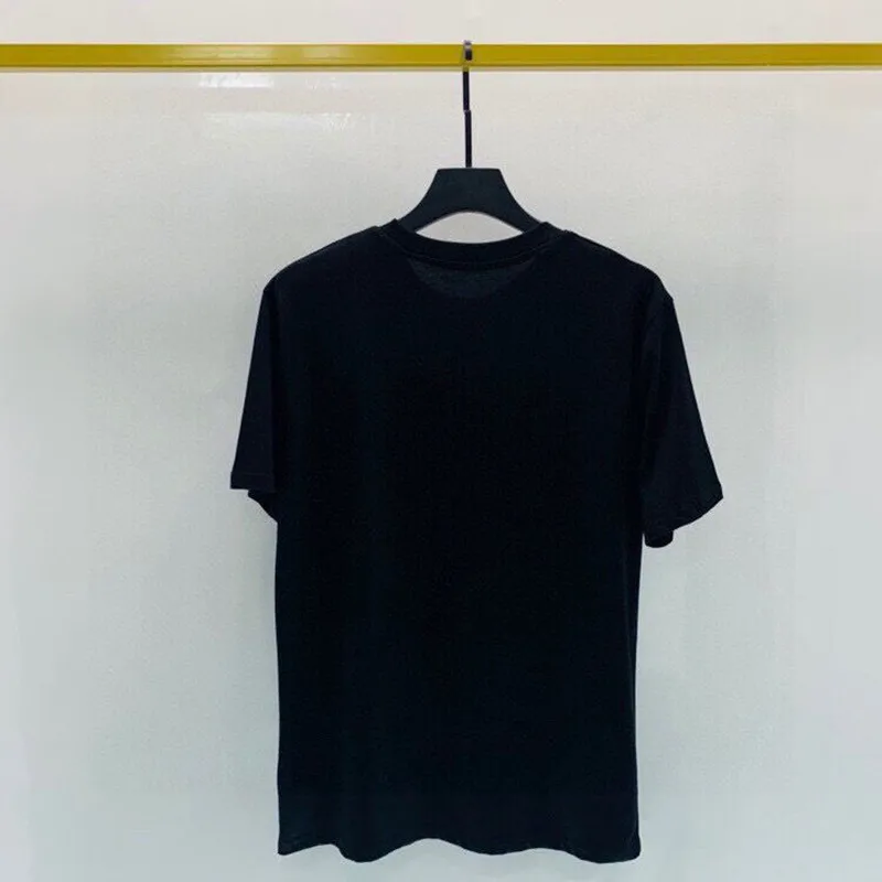 

2021 spring and summer New Unisex short sleeve T-shirt color contrast design pure cotton fabric comfortable skin