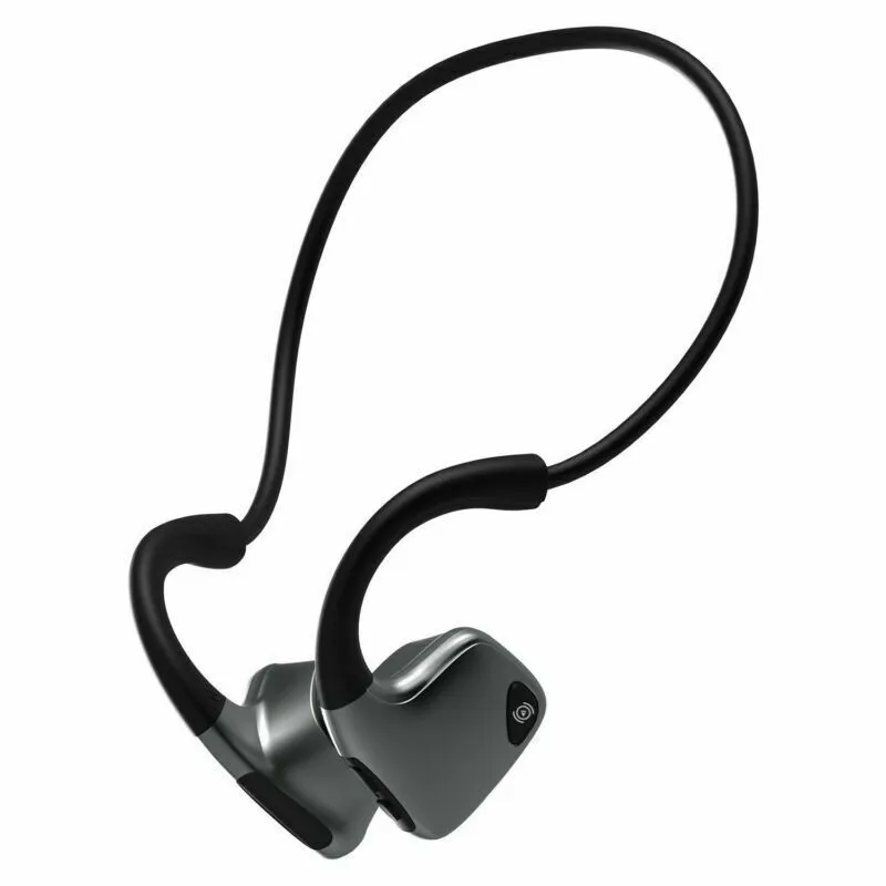 R9 5,0 костная проводимость Bluetooth беспроводная гарнитура наушники Bluetooth 5,0 спортивная Гарнитура для фитнеса пешего туризма вождения - Цвет: Черный