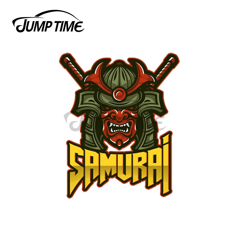 Время скачка 13x11 см для бронированного японского призрака самурайского воина с