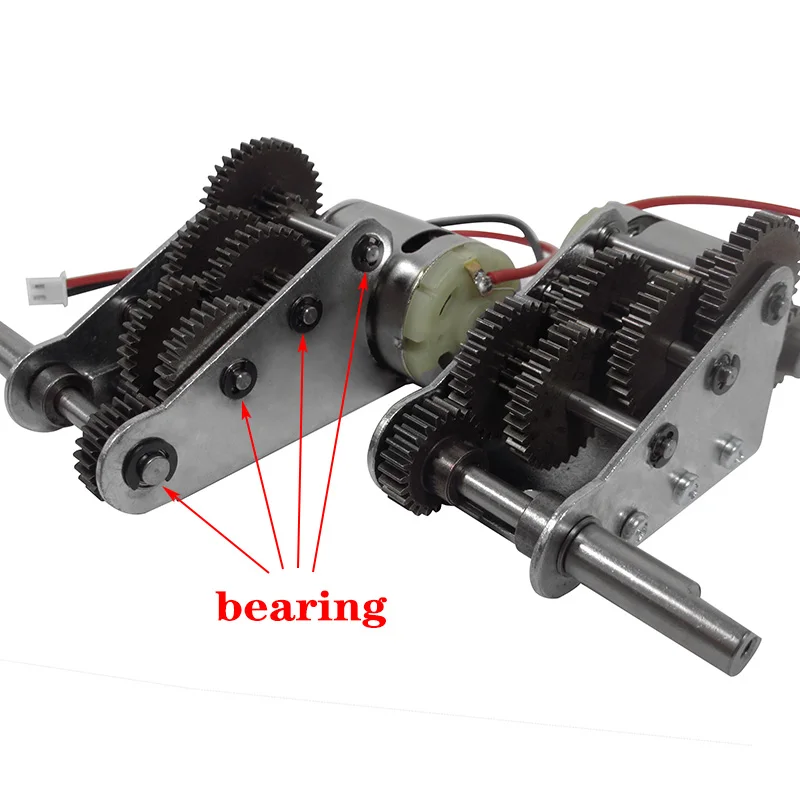 Коробка передач из 5:1 стали со стальной оболочкой для MATO 1/16 Metal Stug III RC Tank MT197