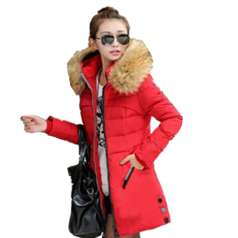 

JQNZHNL 2021 New Women Thick Down Cotton Coats Plus Size 4XL Fashion Ladies Warm Parkas Cotton Jacket Overcoat For Winter AS1089