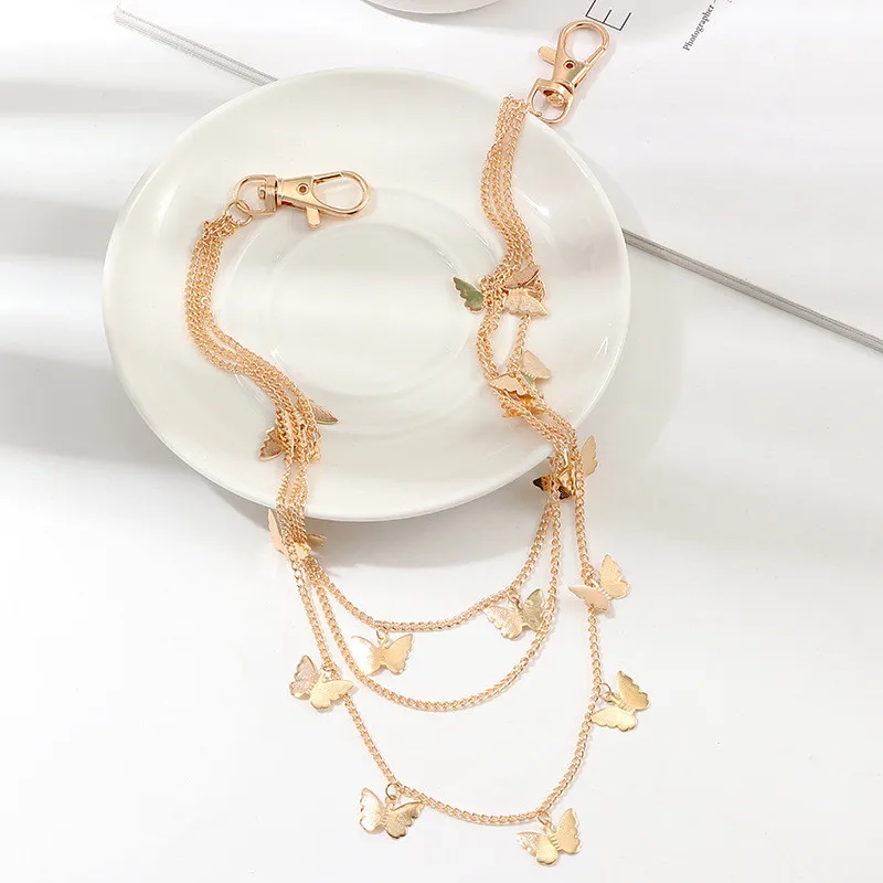 Новинка модная Ретро цепочка на пояс в стиле панк мужская и женская для брюк