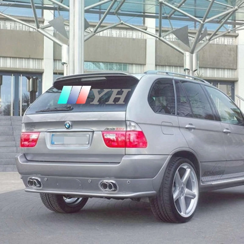 

Для BMW X5 E53 2001-2006 высокое качество углеродное волокно задний спойлер на крыло, крышу багажник крышка багажника автомобильный Стайлинг