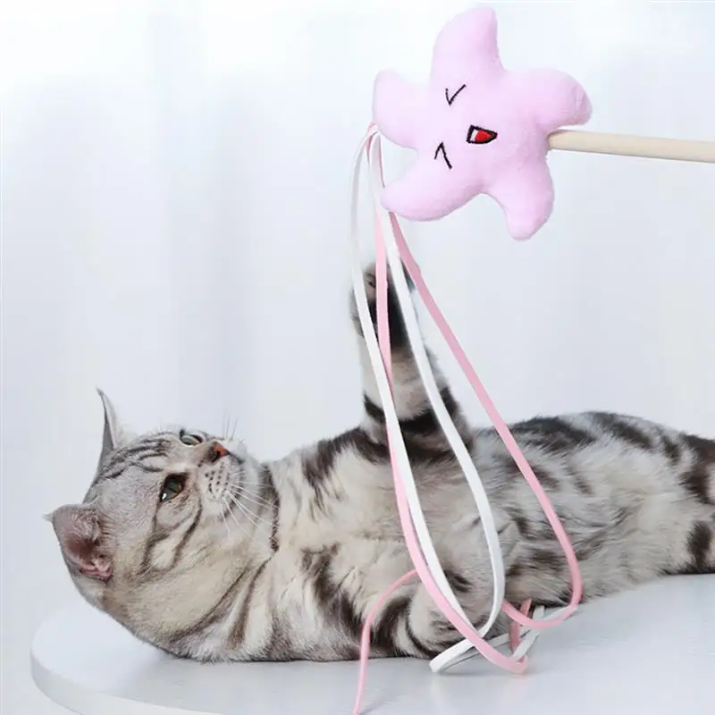 Плюшевый игровой комплекс для кошек Игрушка кошки &quotДразнилка&quot кисточкой