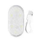 1 шт., автомобильный светильник для интерьера, потолочный светильник для чтения на крыше автомобиля, светодиодный ночной Светильник для стайлинга автомобиля, миниатюрный автомобильный светильник с USB-зарядкой