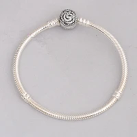 925 sterling silver limited edition beauty belles enchanted rose clasp pandora bracelet bangle fit bead charm jewelery