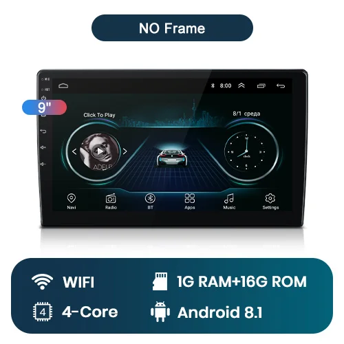 Junsun V1 2G+ 32G Android 9,0 DSP автомобильный Радио Мультимедиа Видео плеер для Mazda 3 2004-2009 мазда3 навигация gps 2 din - Цвет: No frame