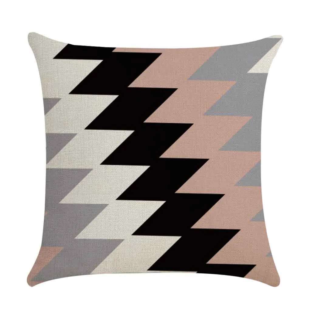 Новая Геометрическая наволочка Декоративные диванные Квадратные наволочки