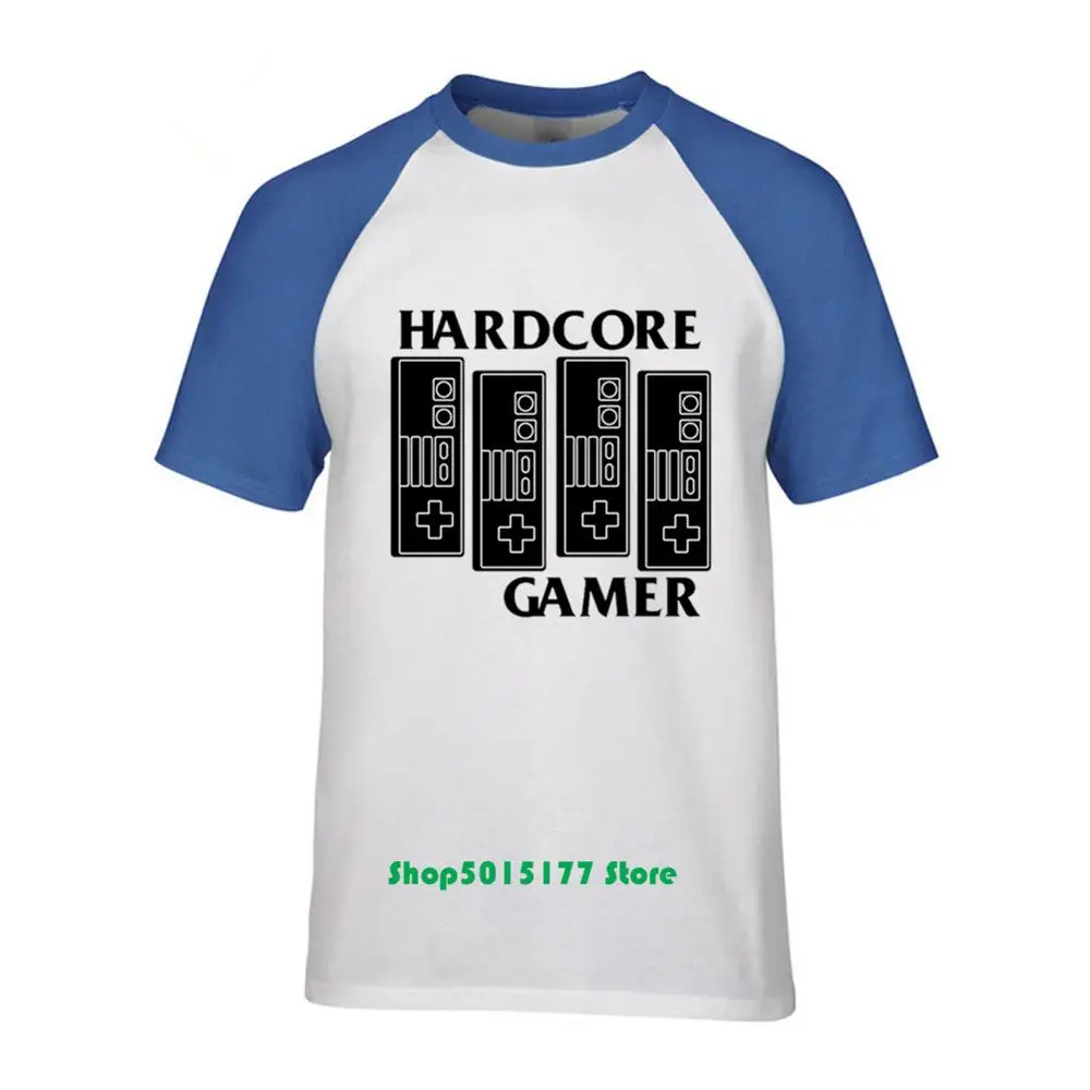 Лето Nes Hardcore Gamer футболка Playstation Xbox PS1 PS3 PS4 FPS игра ручка дизайн мультфильм Кнопка