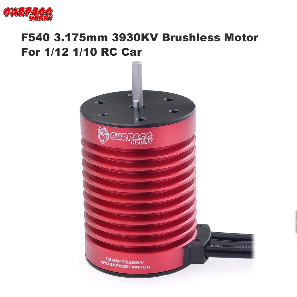 SURPASS HOBBY KK Водонепроницаемый серии F540 3 175 мм 3930KV бесщеточный двигатель для Tamiya