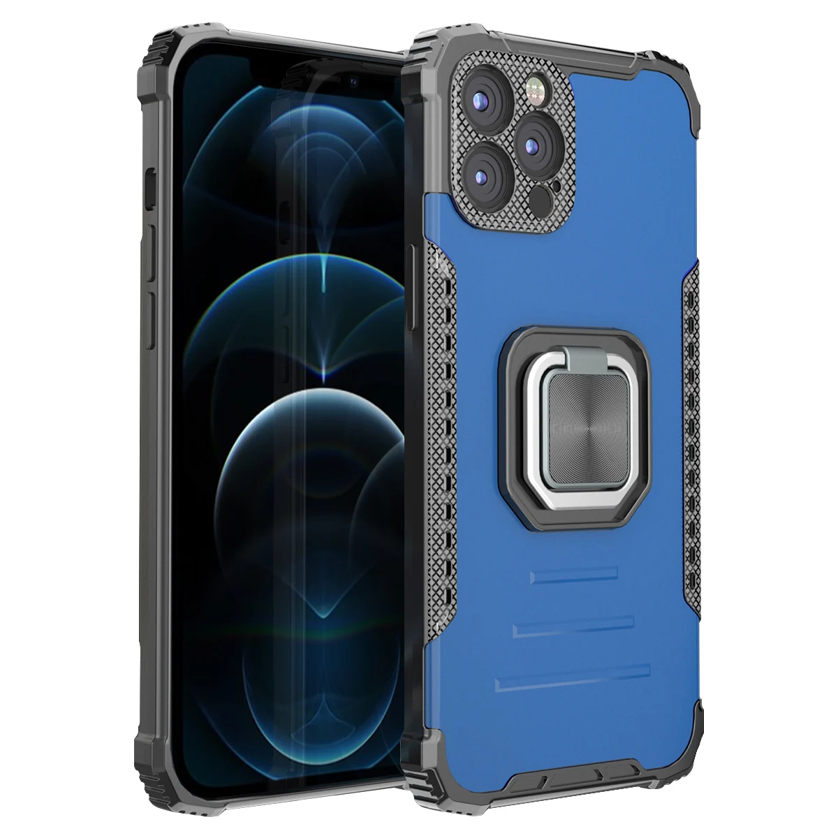 

Armor Shockproof Phone Case For OPPO A15 A15S A73 A5 A12E F17 C2 A7 A11K F9 A3S A31 A8 A1K A5S A12 Kickstand Protection PC Cover