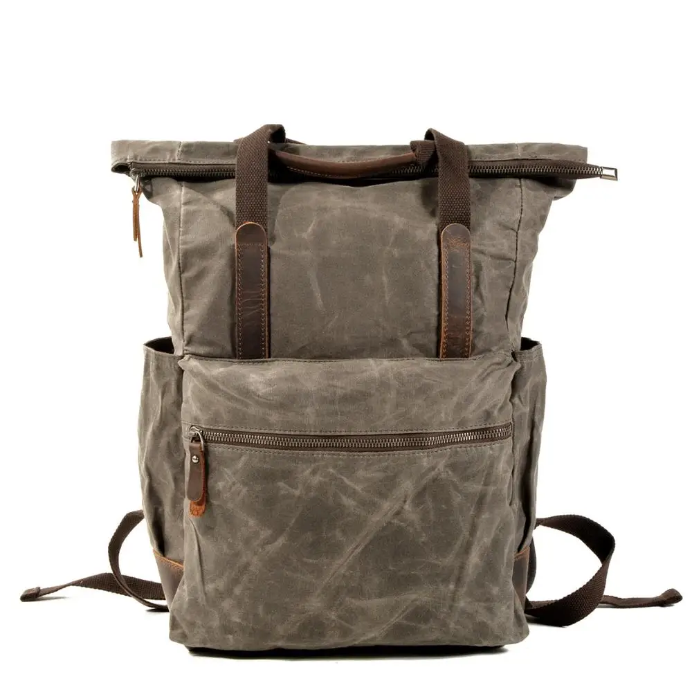 Рюкзак Muchuan мужской из искусственной кожи ранец большой вместимости для отдыха