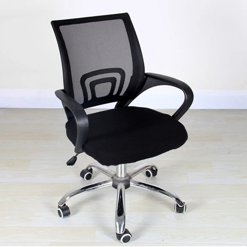 Elastic Office Chair Cover Water Repellent Rotating Chairs Seat Covers Corn Fleece Slipcover Computer Protector | Дом и сад