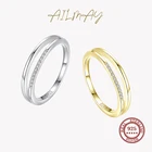 Женское кольцо из серебра 925 пробы, с фианитом