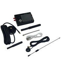 1mhz 6ghz full function portapack h2 with 4 antennas usb cable 0 5ppm gps simulator metal case microphone input for sdr black