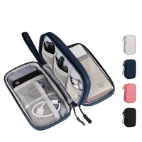 portable power bank storage bag external battery carrying pouch for data cable hard drive usb earphone mobile phone accessories