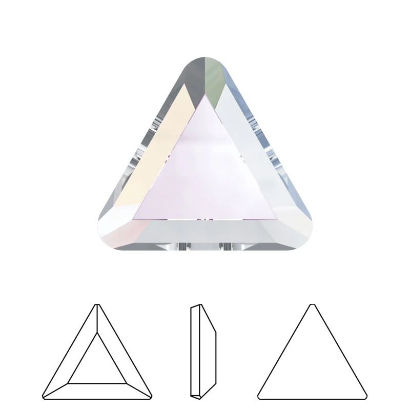 【Pre-order】 Crystals from Swarovski 2711 Triangle flatbacks no hotfix Wholesale for nail art 【15-30 days before shipping】 |