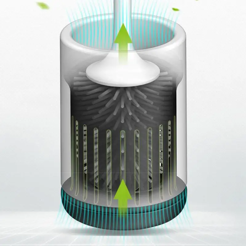 Резиновая головка с длинной ручкой щетка для унитаза держателем домашняя уборки
