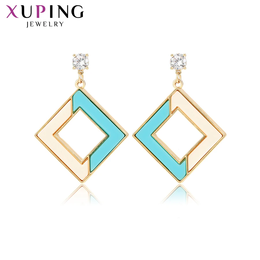 Xuping/квадратные серьги для женщин специальная популярная модель Jwelry вечерние
