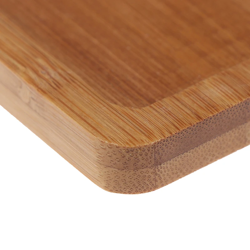 Бамбуковая круглая квадратные тарелки для горшки суккулентов лотков базы с