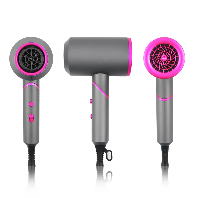 High-power Hairdryer 2000w Folding Hammer Hairdryer European And American New Anion Three-speed Cold And Hot Wind Clever