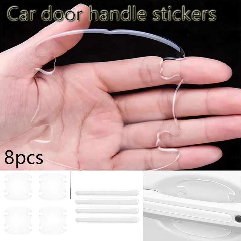 

8pcs Car silicone door handle protection sticker For Mazda 2 3 4 5 6 7 8 323 626 CX-3 5 7 8 9 MX-5 30 RX-8 ATENZA Axela Hazumi