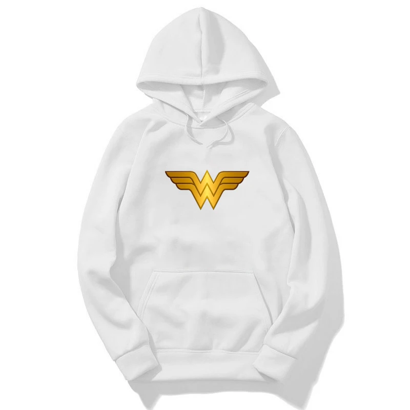 5 Wonder Woman мужской худи-свитшот Женская Толстовка Harajuku розовая одежда пуловер с длинным рукавом Толстовка Зимняя негабаритная Толстовка - Цвет: 5
