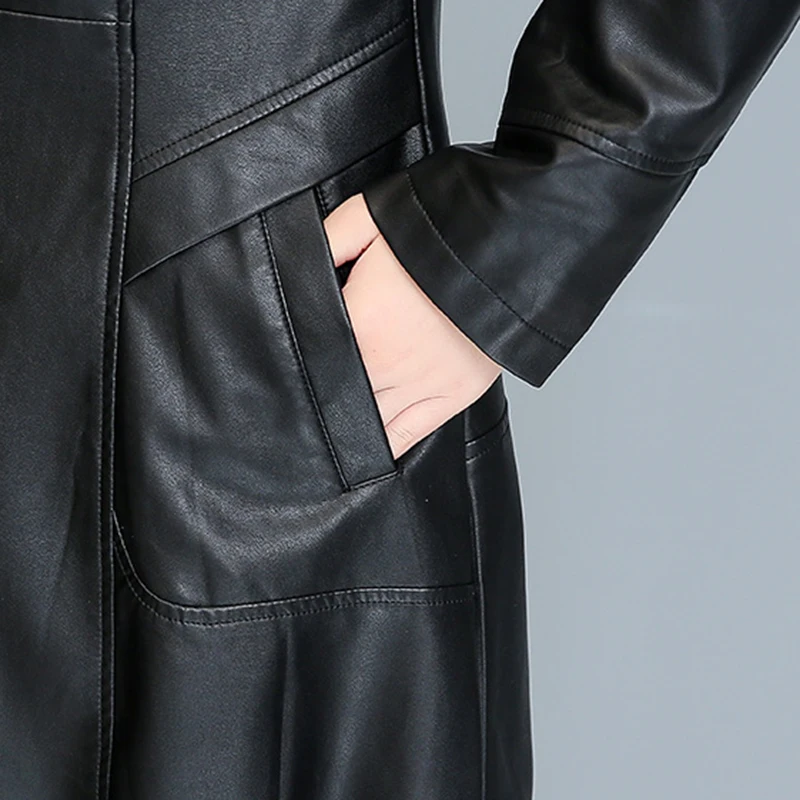 Lautaro Осенние черные винно-красные водонепроницаемые женские куртки из