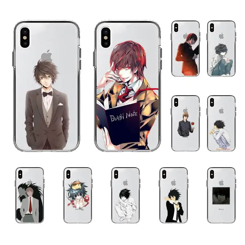 

DEATH NOTE Phone Cases for iphone 13 8 7 6 6S Plus X 5S SE 2020 XR 11 12 pro XS MAX