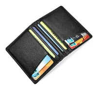 super slim soft wallet 100 genuine leather mini credit card wallet purse card holders men wallet thin small