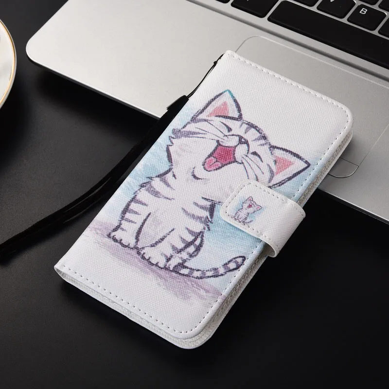 Чехол-книжка с мультяшным бумажником для Huawei P Smart S Z Pro Plus 2019 Honor 9A 9S 9X 9C 8A 8C 8X 8S Prime 7A