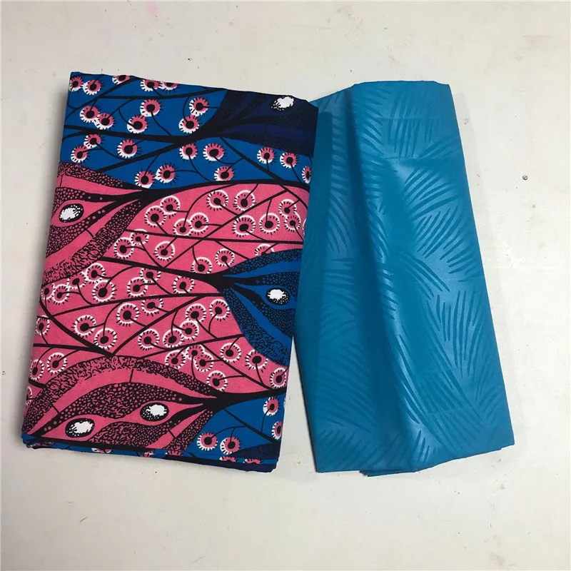 2019 2 + ярда Kente анкарская ткань нигерийский полиэстер Гана Chitenge печать воска