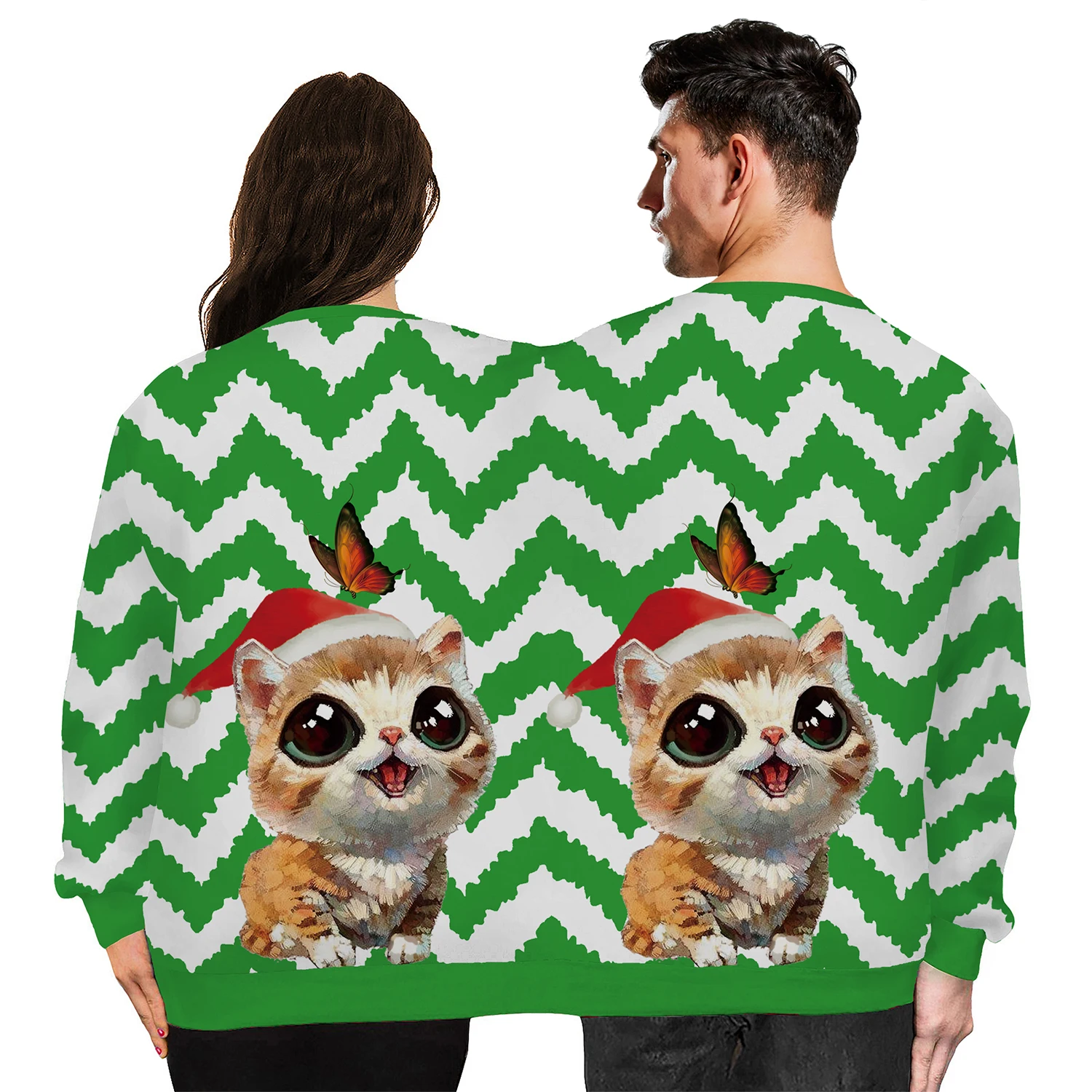 Модные зимние Парные свитшоты VIP 2019 Уродливый Рождественский свитшот для отпуска