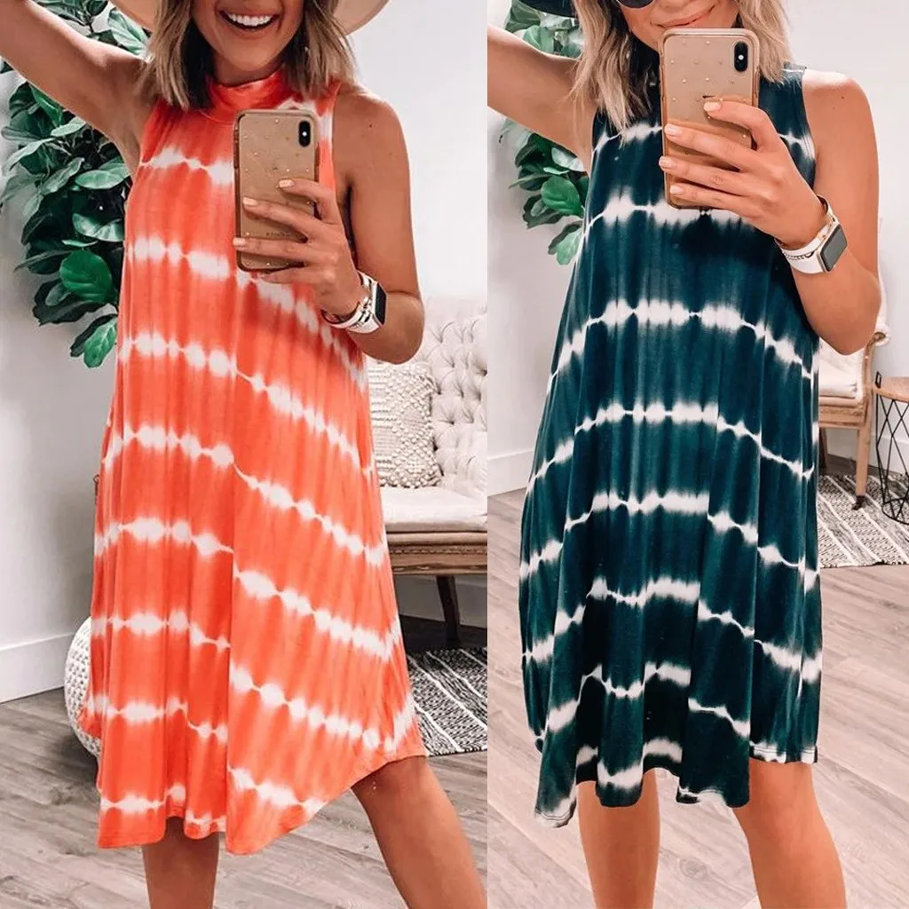 Платье миди женское Плиссированное асимметричное с запахом без рукавов|Женские