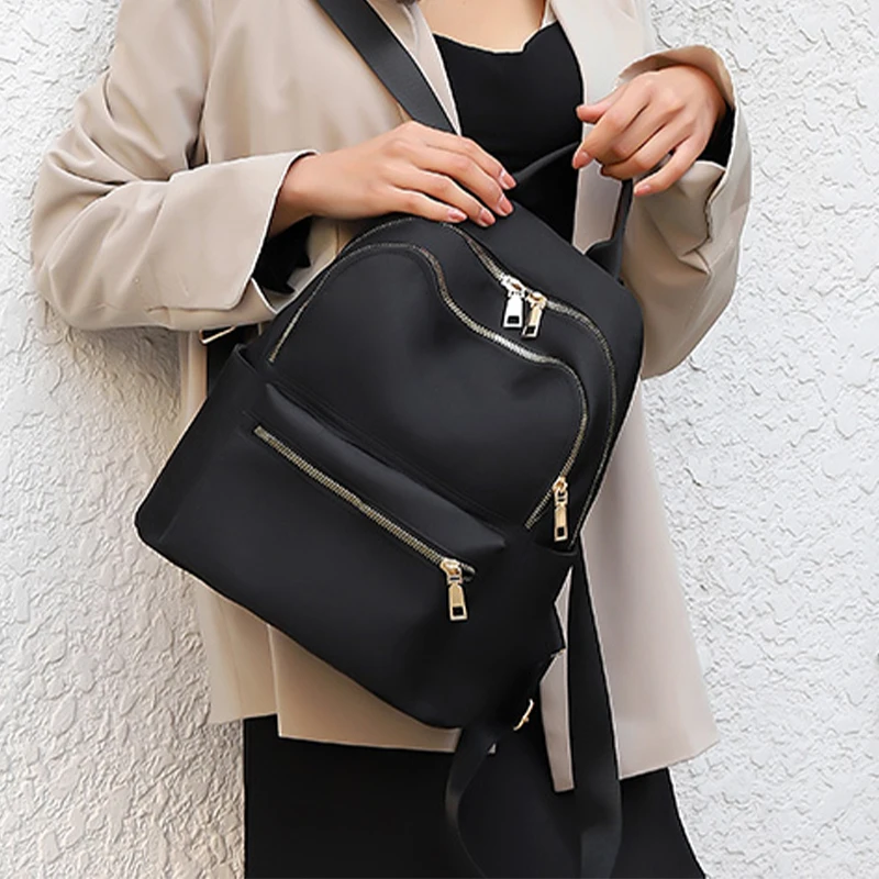 

Рюкзак женский, из ткани Оксфорд, с защитой от кражи