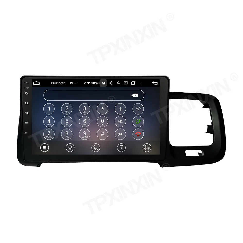 저렴한 무선 카플레이 안드로이드 10 자동차 GPS 네비게이션, 볼보 S60 2011-2018 헤드 유닛 자동차 멀티미디어 플레이어 자동 스테레오 라디오 IPS DSP