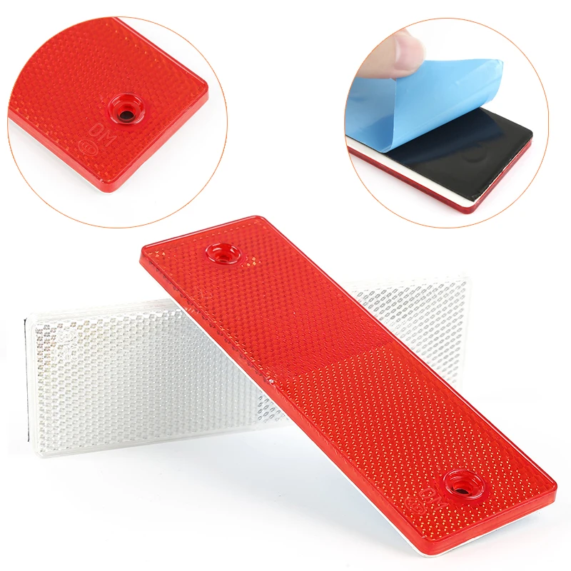 Светоотражающая лента самоклеящаяся пластиковая предупреждающая наклейка