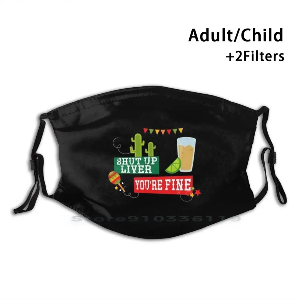 

Многоразовая маска для рта с фильтром Pm2.5 для детей