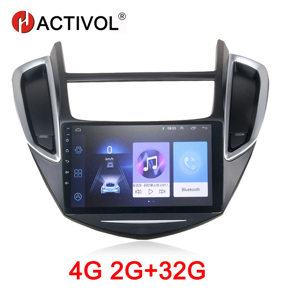 Автомагнитола HACTIVOL 2 Гб + 32 ГБ Android 8 1 стерео для Chevrolet Trax 2014 2016 dvd плеер gps navi