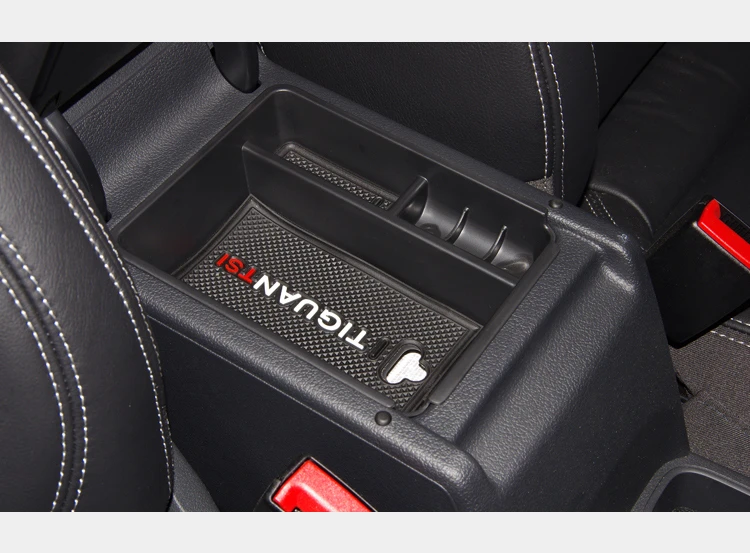 Подлокотник для хранения Коробка для VW Tiguan MK1 2009 2010 2011 2012 2013 центральной консоли перчатки лоток