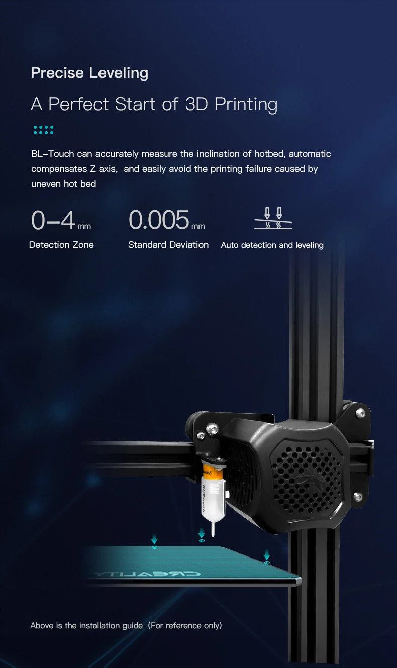 HALOT Official CR-10 V2 8 Bit BL Touch датчик для автоматического выравнивания кровати Kit